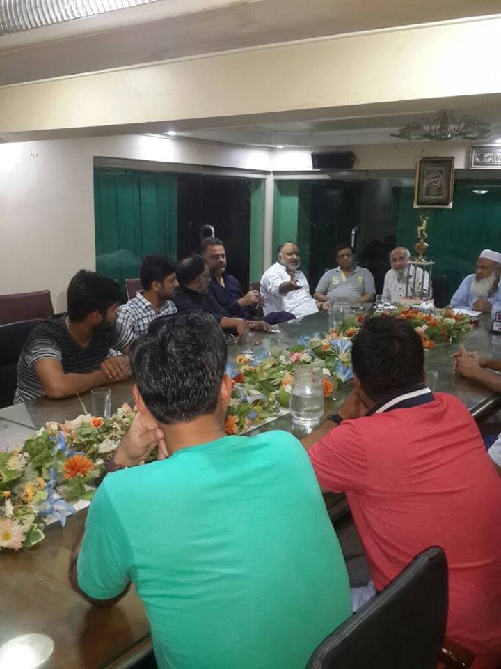 Dinner party in the honor of VMA Cricket team