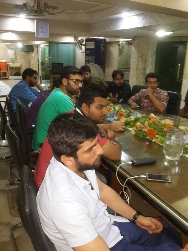 Dinner party in the honor of VMA Cricket team
